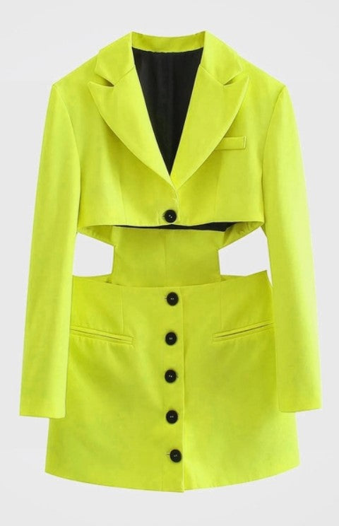 Blazer Mini Skirt Dress ShopWilde Blazer Mini Skirt Dress ShopWilde