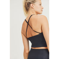 Reflective Accent Cami Cropped Active Tank