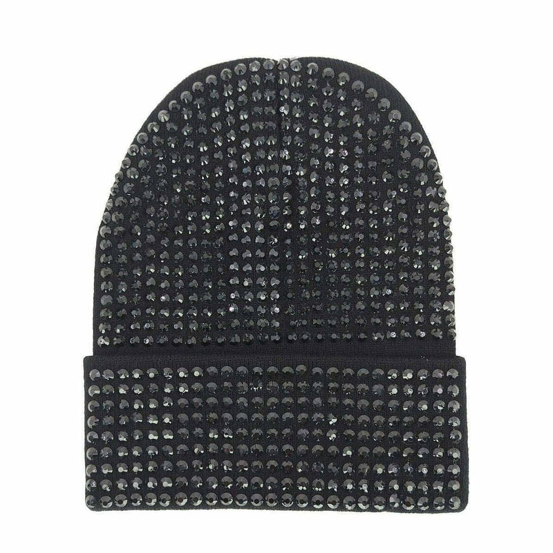 Rhinestone Patch Hiphop Beanie for unisex