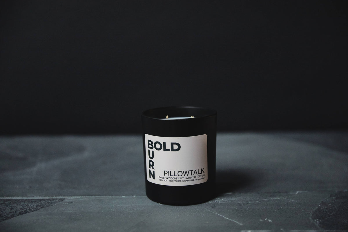 Bold Burn Soy Candle - Pillowtalk