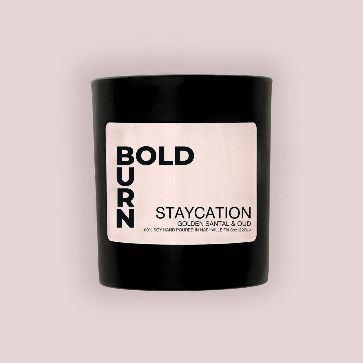 StaycationBold Burn Soy Candle - Staycation