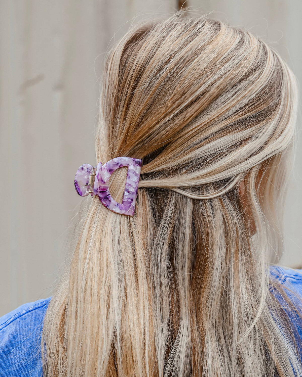 Amethyst Arch Small Hair Clip