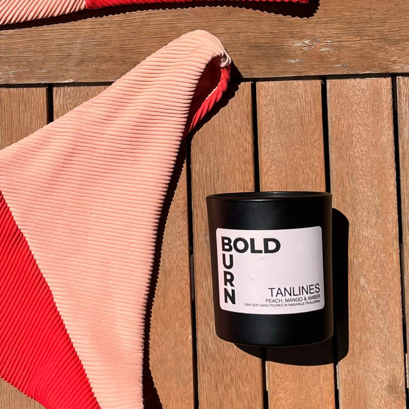 Tanlines Soy Candle - Bold Burn