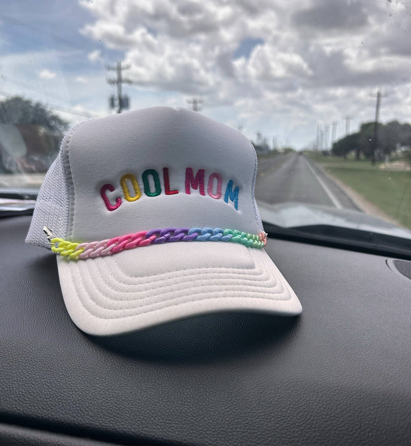 Rainbow Trucker Hat Chains