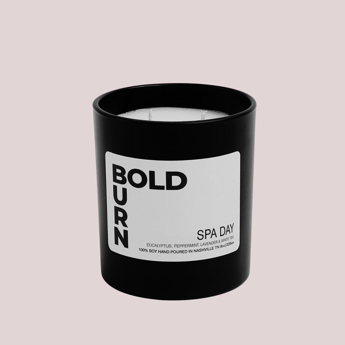 Bold Burn Soy Candle - Spa Day