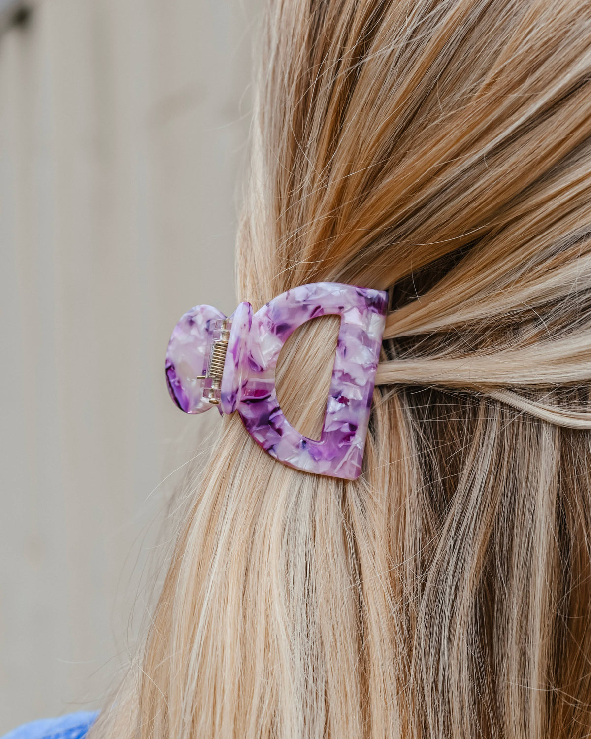 Amethyst Arch Small Hair Clip