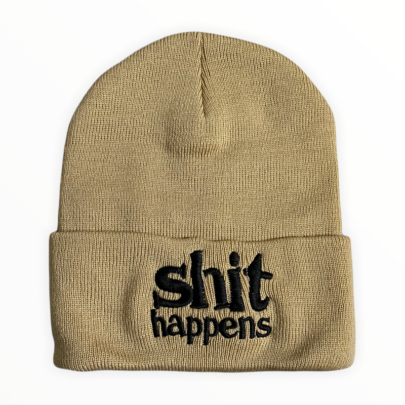 Shit Happens Knit Beanie