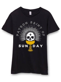Patron Saint of Sundays Distressed Tee