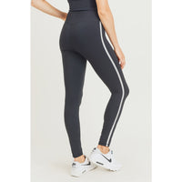 Reflective Accent Highwaist Leggings