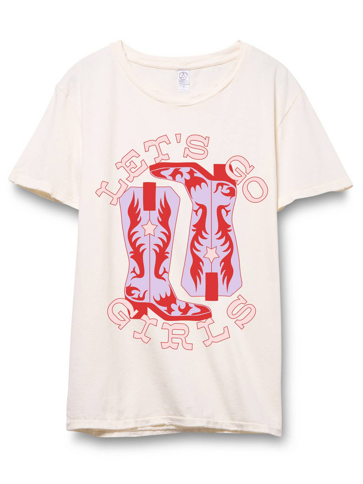 Let's Go Girls Distressed Unisex Tee
