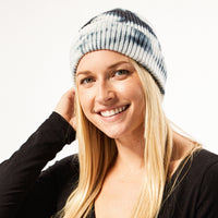 Tie-Dye Beanie - Black