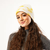 Tie-Dye Beanie - Yellow