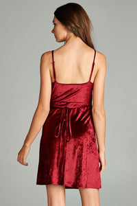 Crush On You Velvet Dress