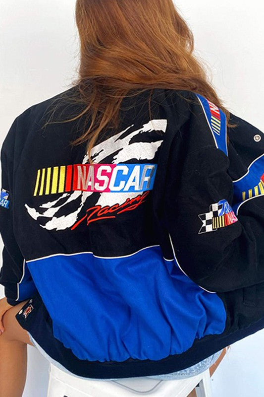 Nascar Jacket - blue/black