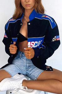 Nascar Jacket - blue/black