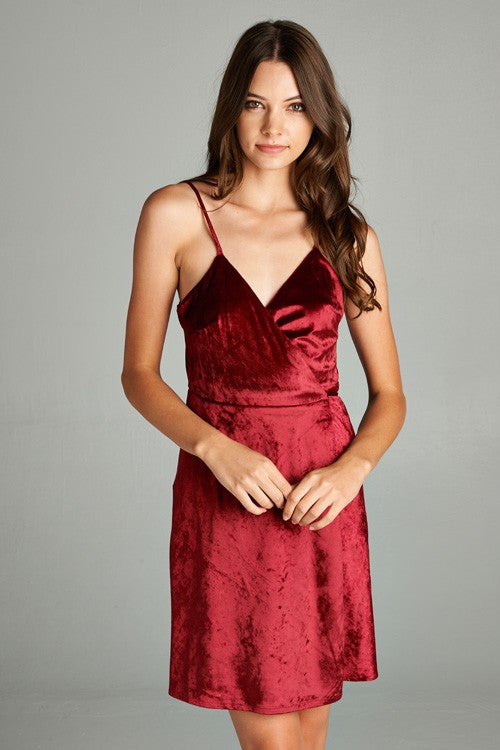 Crush On You Velvet Dress