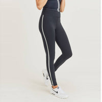 Reflective Accent Highwaist Leggings