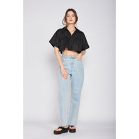 Emory Collared Crop - Black