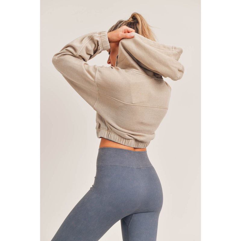 Burnout Wash Utility Cropped Jacket