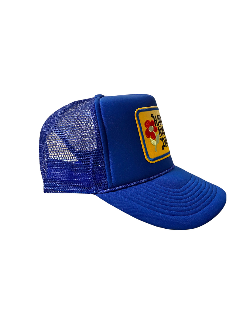 Have A Nice Day Trucker Hat - Royal Blue