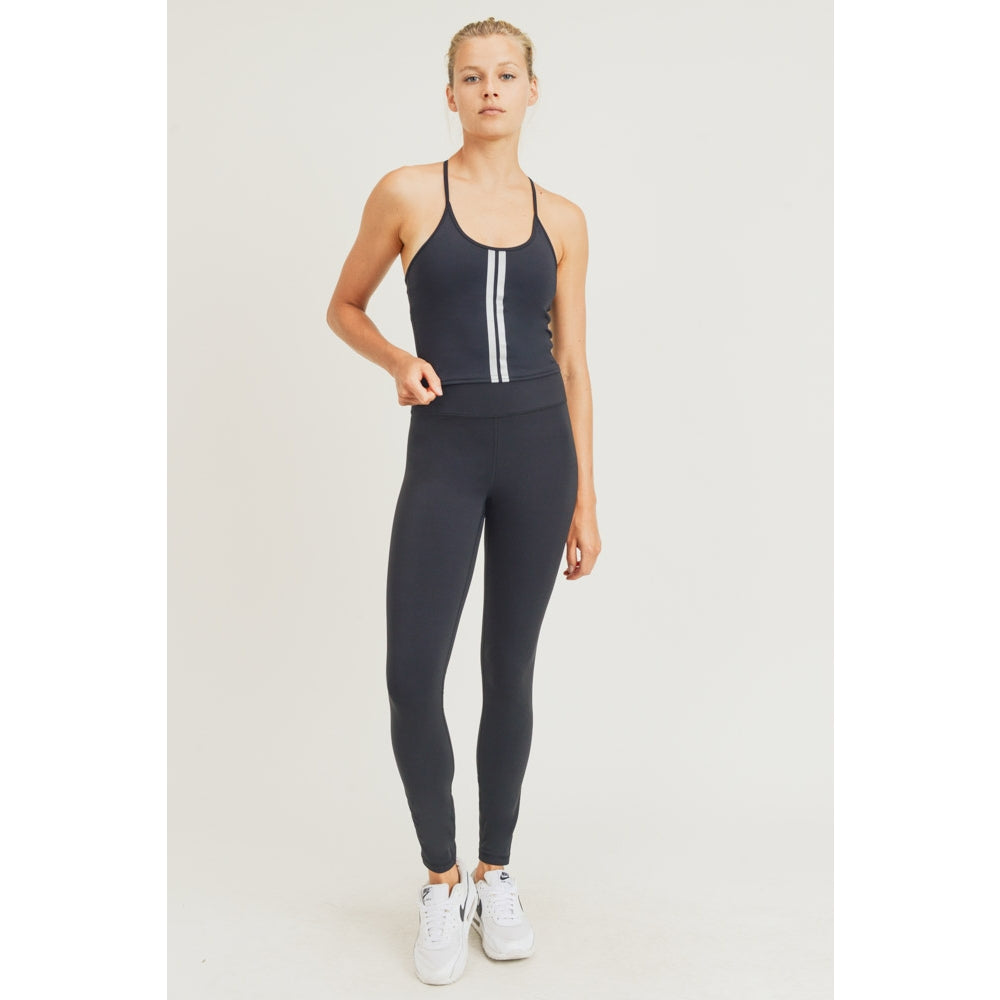 Reflective Accent Cami Cropped Active Tank